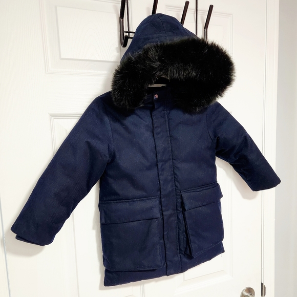 Jacadi Toddler Boy 5T Down Parka Winter Coat - Picture 9 of 12